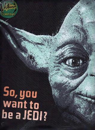 UK Yoda shirt (So, you want to be a JEDI?)
