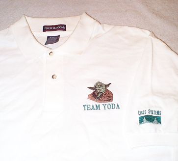 Cisco Systems Team Yoda t-shirt