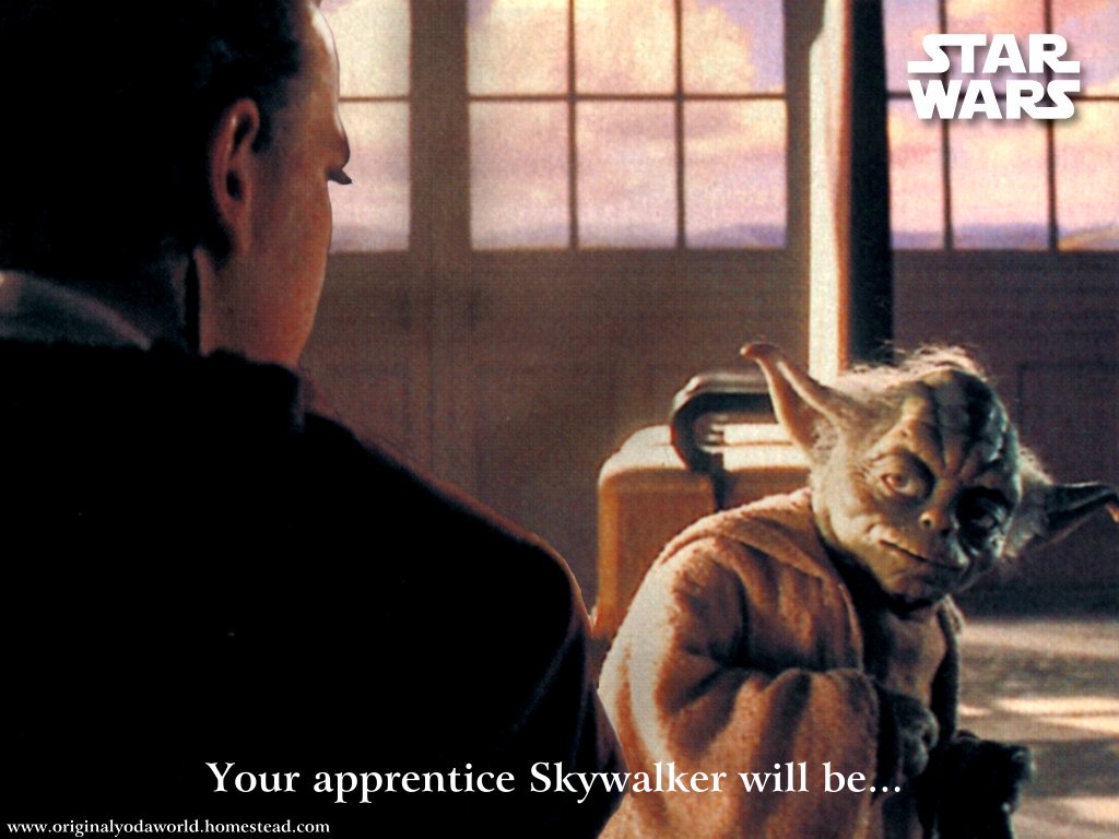 800x600 'Your apprentice Skywalker will be...' wallpaper