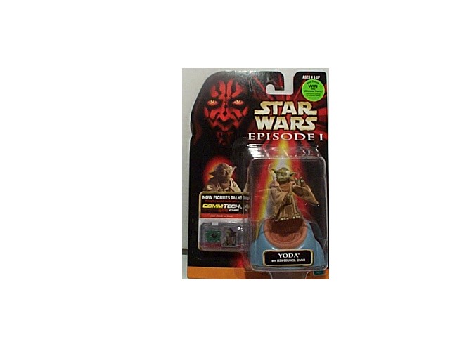Yoda Episode I toy with 'Episode I' on the package