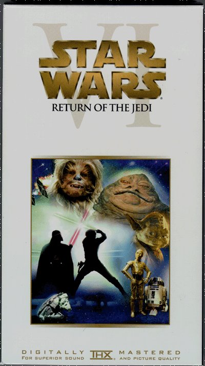 Return of the Jedi re-release video cover (pan-and-scan version - 2000)