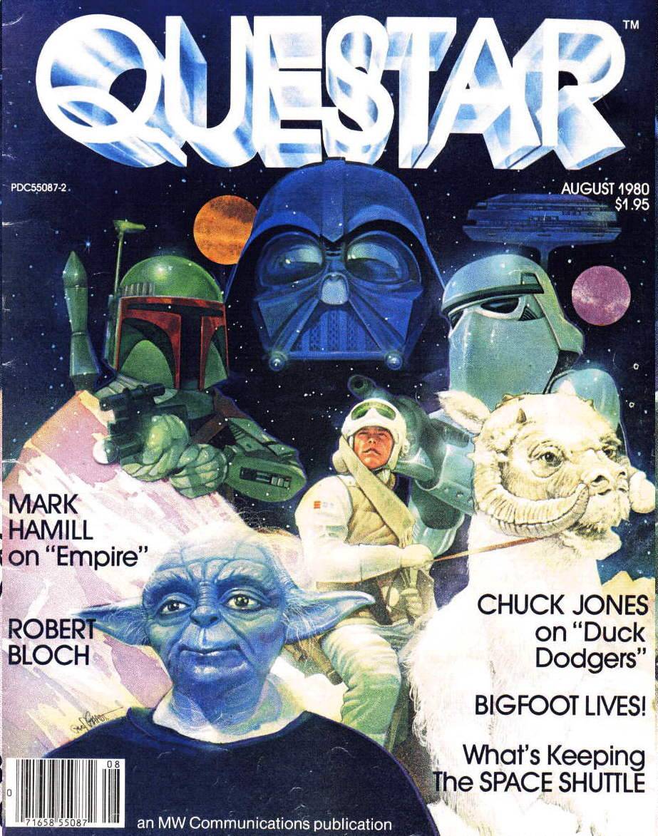 Questar Magazine with Yoda on the cover