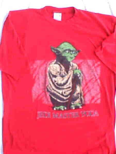 Red 'Jedi Master Yoda' shirt