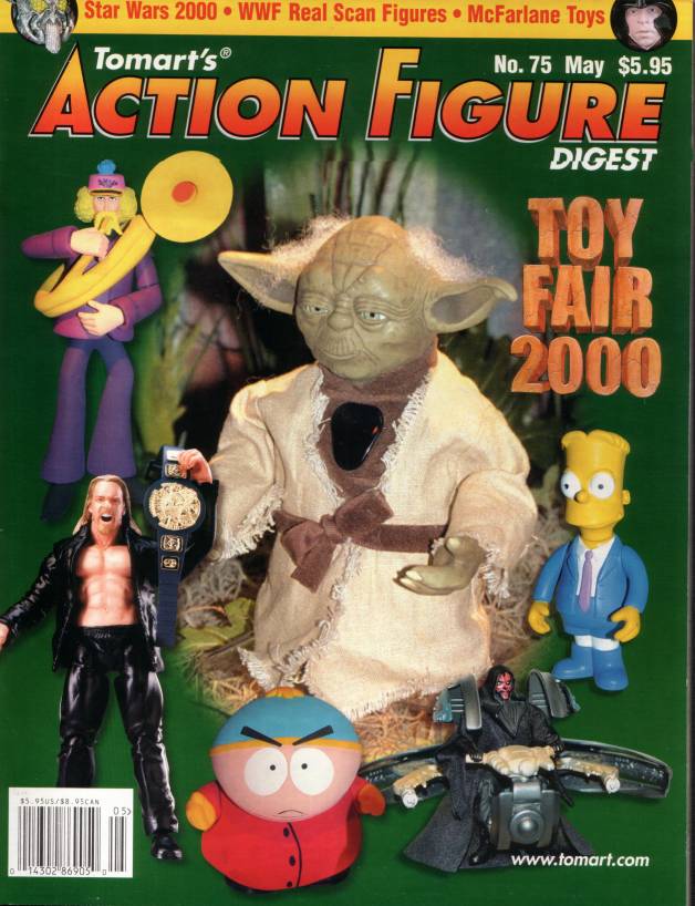 Tomart's Action Figure Digest with Interactive Yoda on the cover