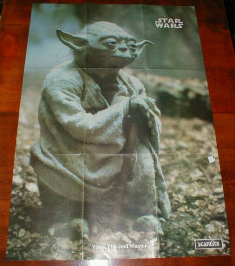 1982 Empire Strikes Back Yoda poster