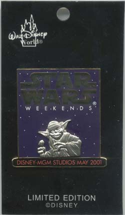 Disney Star Wars weekend Yoda pin
