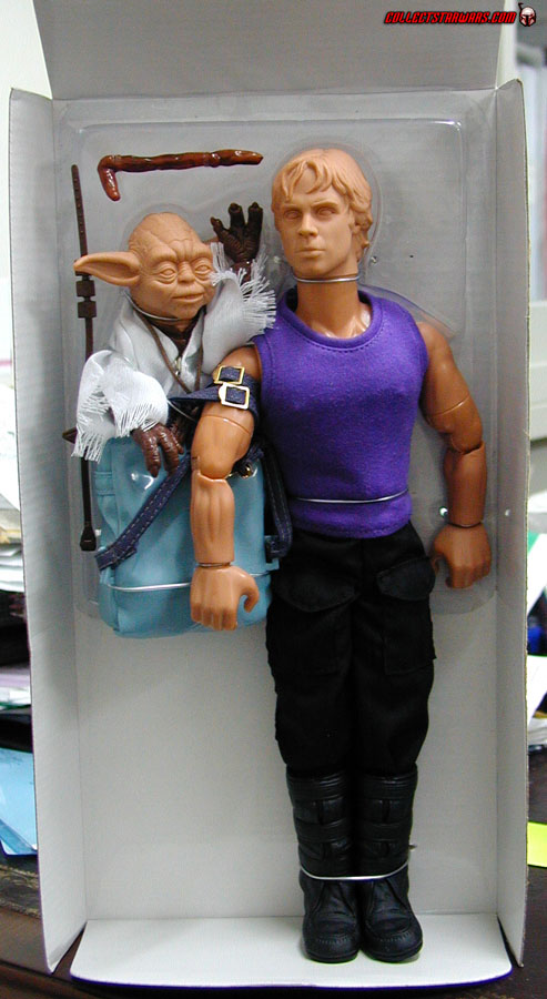 12' scale Luke and Yoda in a mock up package
