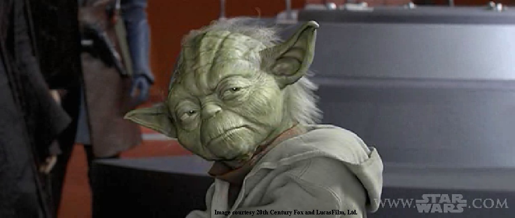 Yoda image from the Attack of the Clones 'Breathing' trailer