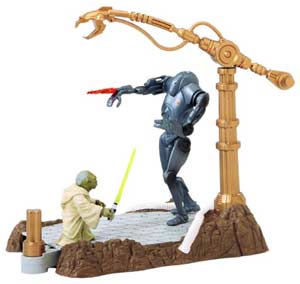 Yoda and Super Battle Droid deluxe figure