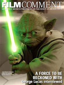 Yoda on the cover of Film Comment magazine