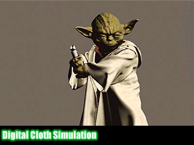Better Yoda computer generated model