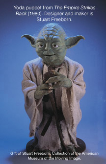 Yoda puppet from The Empire Strikes Back