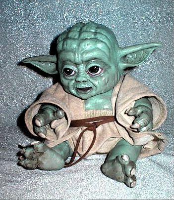 Custom baby Yoda statue