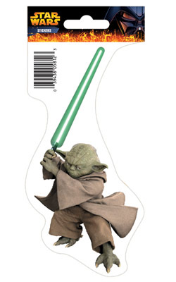 Revenge of the Sith prototype Yoda sticker
