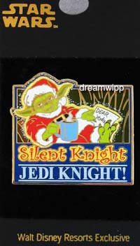 Silent Knight Jedi Knight - Disney pin