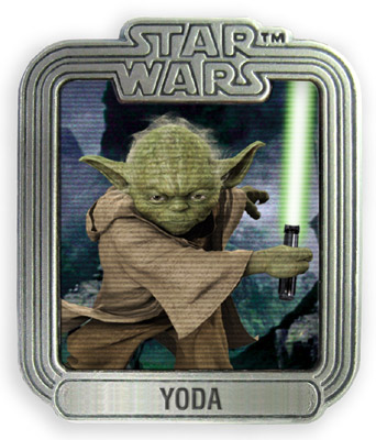 Revenge fo the Sith Yoda collector pin (newspaper)