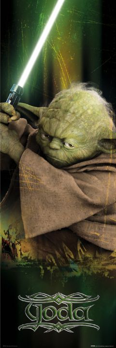 Revenge of the Sith Yoda door poster