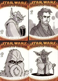 Otis Frampton Revenge of the Sith card drawings