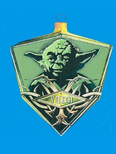 Yoda shield ornament