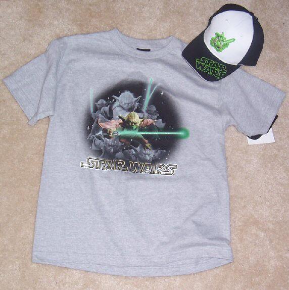 Revenge of the Sith Yoda shirt and hat