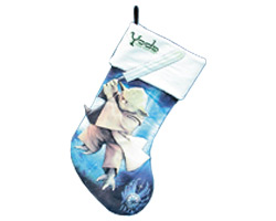 Yoda printed art stocking