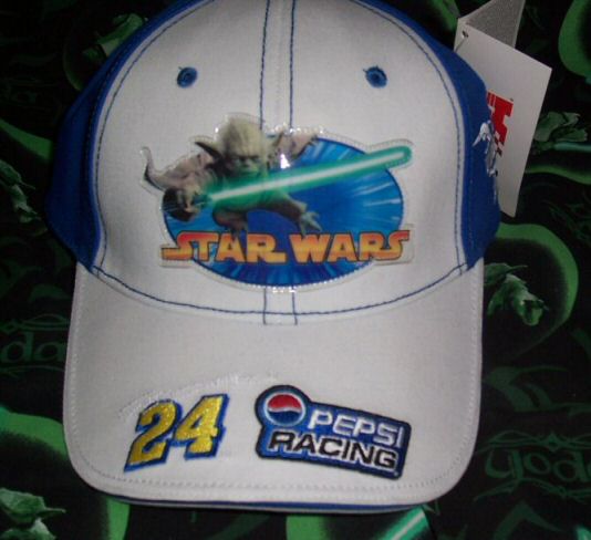 Front of Yoda Pepsi racing hat