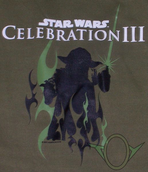 Celebration III Yoda hooded sweatshirt - back logo