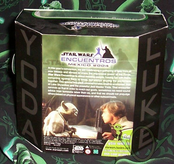 Hasbro - Mexican Convention Exclusive Yoda and Luke - back