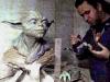 People working on Yoda's head for the Prequels - 200x151