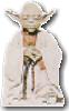A picture of the Yoda life-size standup - 68x108