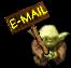 A little Yoda with a e-mail sign - 66x63