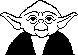 A really simple Yoda drawing - 78x55