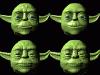 Yoda's aging head in 3D models - 640x480