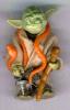 Complete old orange snake Yoda toy out of the package - 195x301