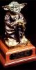 Limited edition bronze Yoda statue commemorating the 10th anniversary of Empire Strikes Back - 320x606