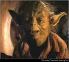 Yoda in his hut (odd looking face) - 400x360