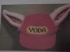 Red version of Yoda ear hat (picture from an unauthorized book) - 640x480