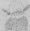 A sketch of Yoda looking sad (courtesy of Counting Down) - 425x431