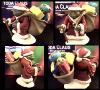 Custom Yoda Claus toy (front, left, right, back views) - 491x445