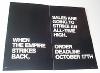 Opening the Empire Strikes Back advertisement poster booklet - 480x353