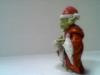 Custom made Santa Yoda figure (side view) - 320x240