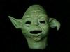 Front view of the head of the Yoda puppet - 400x300