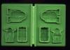 Play-Doh mold for Yoda, a box, and R2-D2 - 511x368