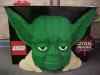 Yoda desk made completely of Legos from the Rosie O'Donnell show - 600x450