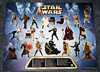 Attack of the Clones action figure poster - 838x600