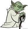 Clone Wars cartoon Yoda - 585x611