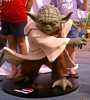 Pepsi promotional Revenge of the Sith lifesize Yoda replica - front view - 430x476