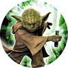 C&D Visionary Inc - Yoda with lightsaber sticker - 300x300