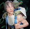 Detail of Sideshow Collectibles Luke/Yoda figurine - faces - 635x614