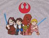 Animated Star Wars heroes shirt - front logo - 600x469